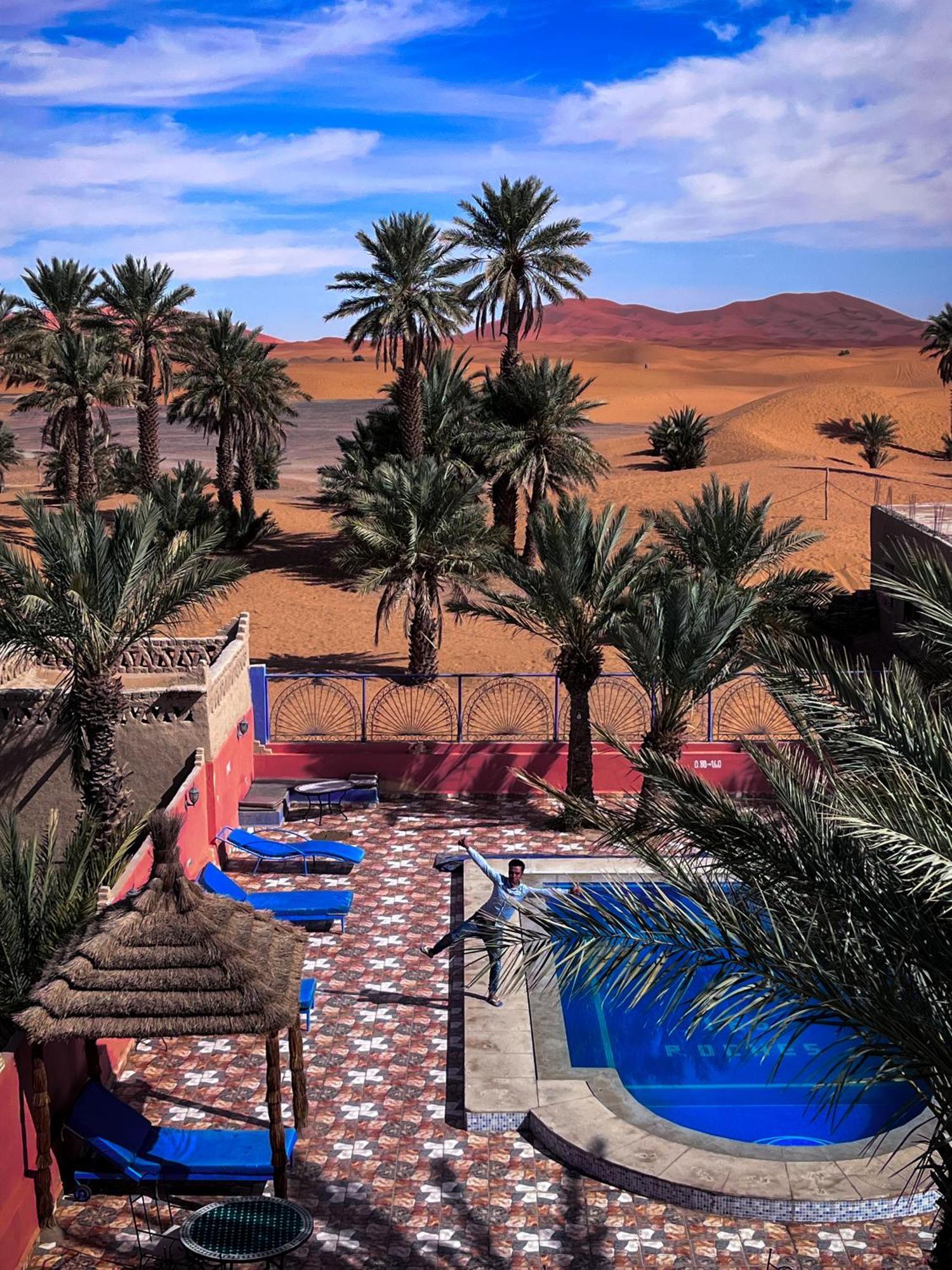 Riad Les Roches Merzouga Bagian luar foto
